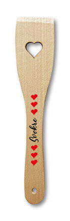 Vareška plochá so srdiečkom