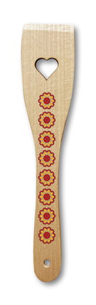 Vareška plochá so srdiečkom