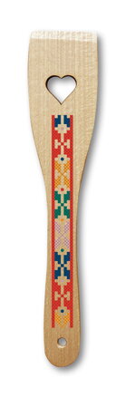 Vareška plochá so srdiečkom