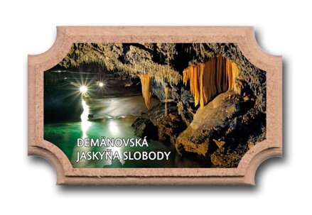 Magnetka drevená 8 cm zrezané rohy