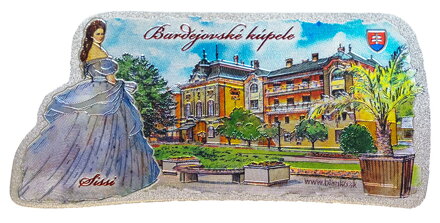 Magnetka strieborná reliéfna