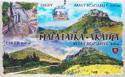 Magnetka strieborná reliéfna