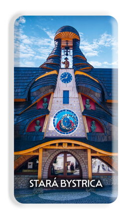 Magnetka alumíniovo / živicová 75 x 40 mm