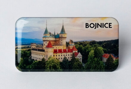 Magnetka alumíniovo / živicová 75 x 40 mm