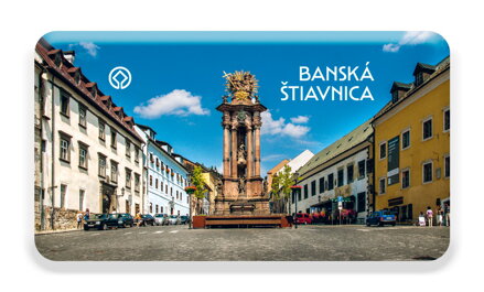 Magnetka alumíniovo / živicová 75 x 40 mm