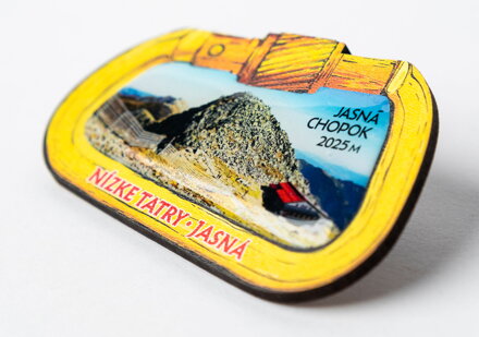 Magnetka drevo / živica KARABÍNKA