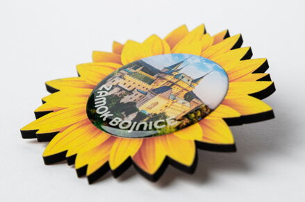 Magnetka drevo / živica SLNEČNICA