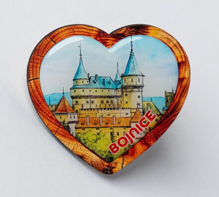 Magnetka drevo / živica SRDIEČKO