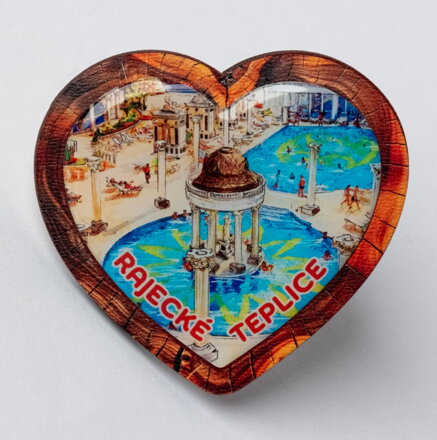 Magnetka drevo / živica SRDIEČKO