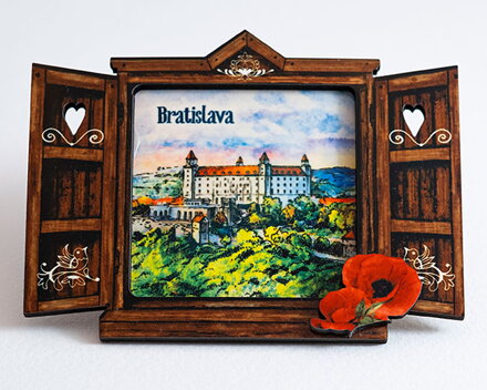 Okienko štvorec MDF – 3D trojvrstvová